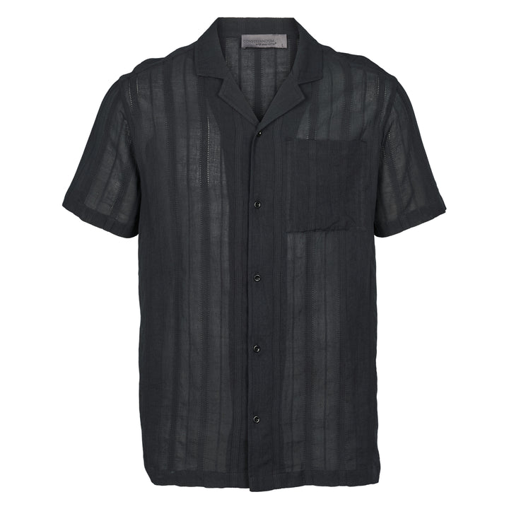 Conservandum DOBBY skjorte T-shirt Black 019400706