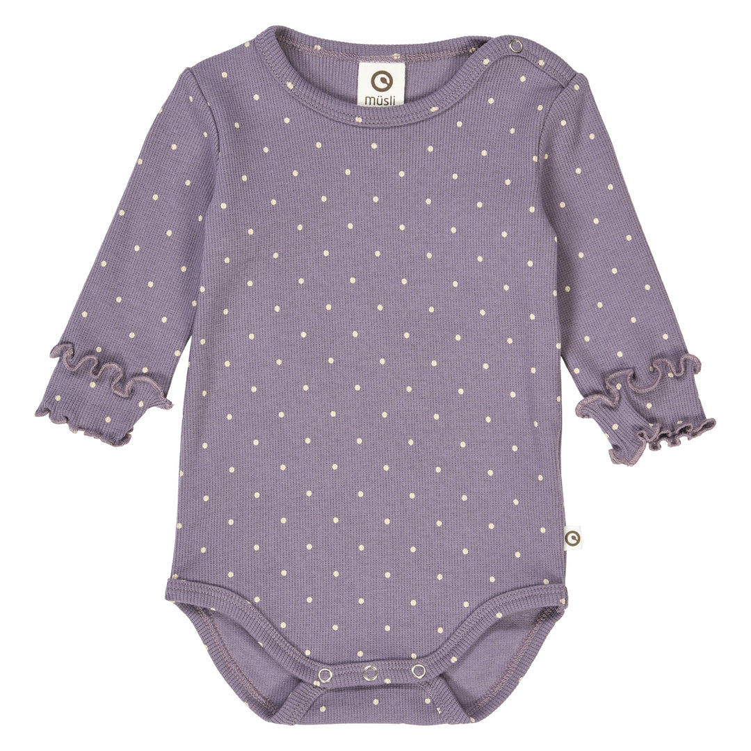 müsli DOT rib body Bodystockings Lilac fog/ Oak 690000259