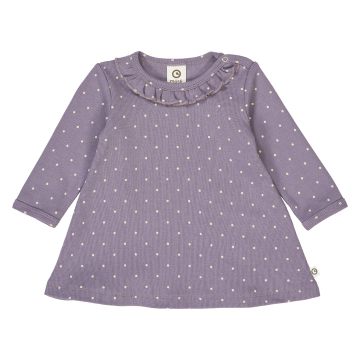 müsli DOT rib kjole Kjoler Lilac fog/ Oak 690000259