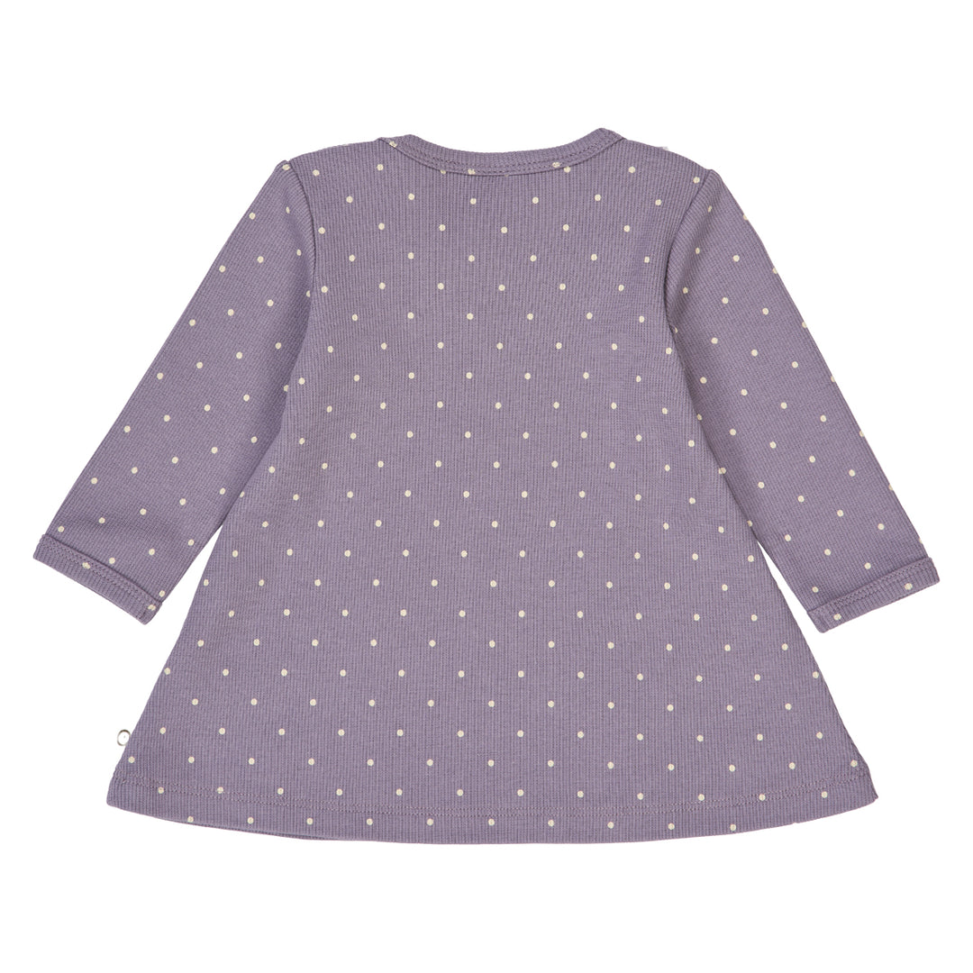 müsli DOT rib kjole Kjoler Lilac fog/ Oak 690000259