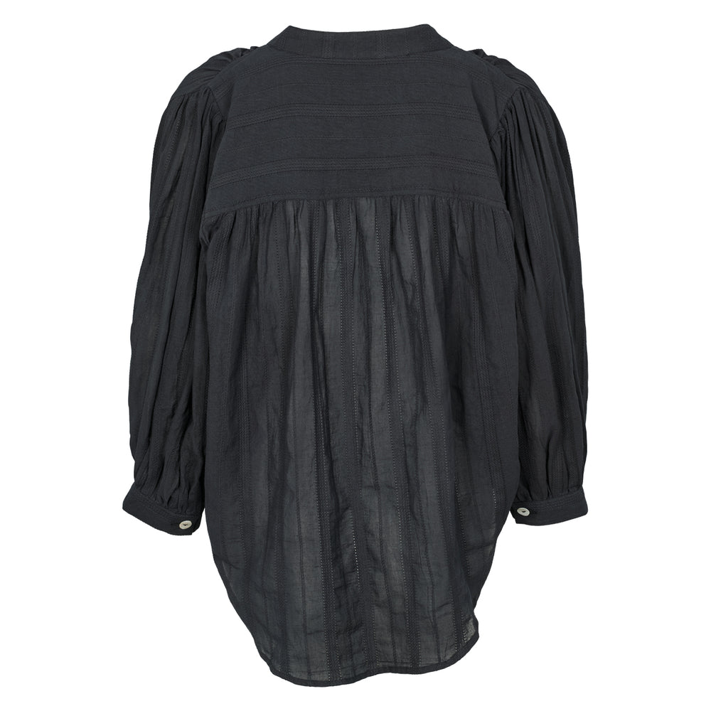 Conservandum Dobby puff shirt Skjorter Black 019400706