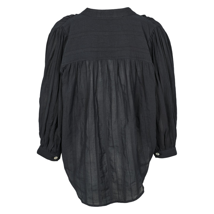 Conservandum Dobby puff shirt Skjorter Black 019400706