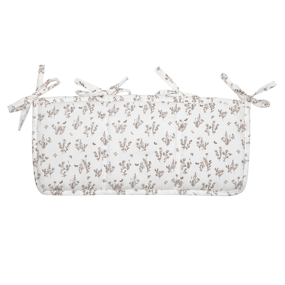 müsli FLORAL sengelomme / organizer Pusleting Balsam cream/ Walnut 690000319
