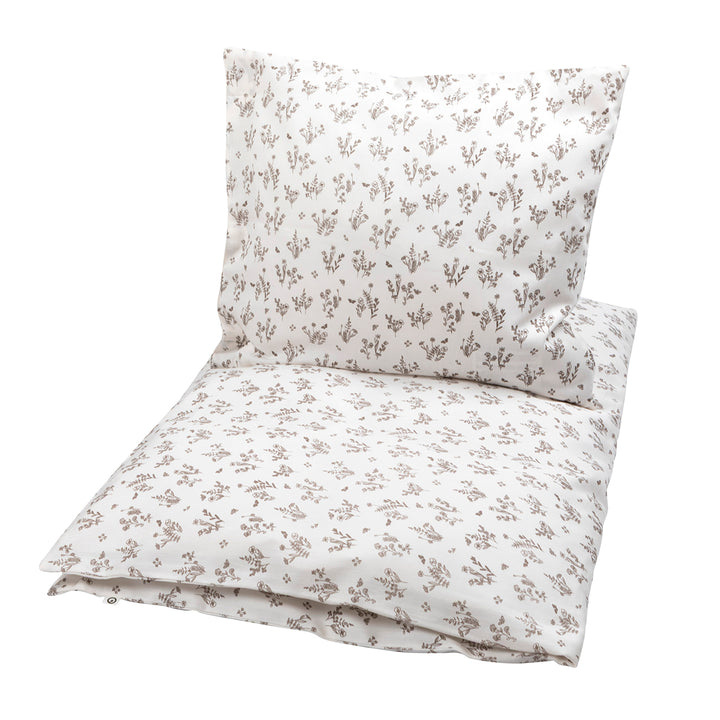 müsli FLORAL sengetøj -JUNIOR Sengetøj Balsam cream/ Walnut 690000319