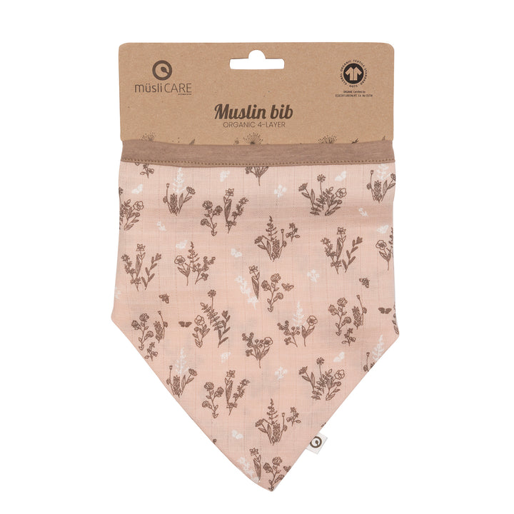 müsli FLORA muslin hagesmæk/savlesmæk Hagesmække og savlesmække Nightingale/ balsam cream/ walnut 690000317