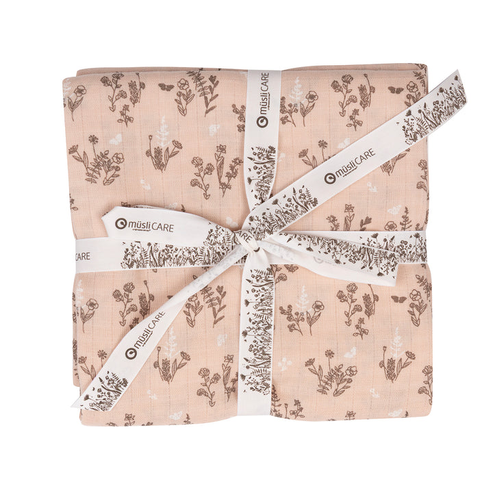 müsli FLORA muslin svøb Pusleting Nightingale/ balsam cream/ walnut 690000317