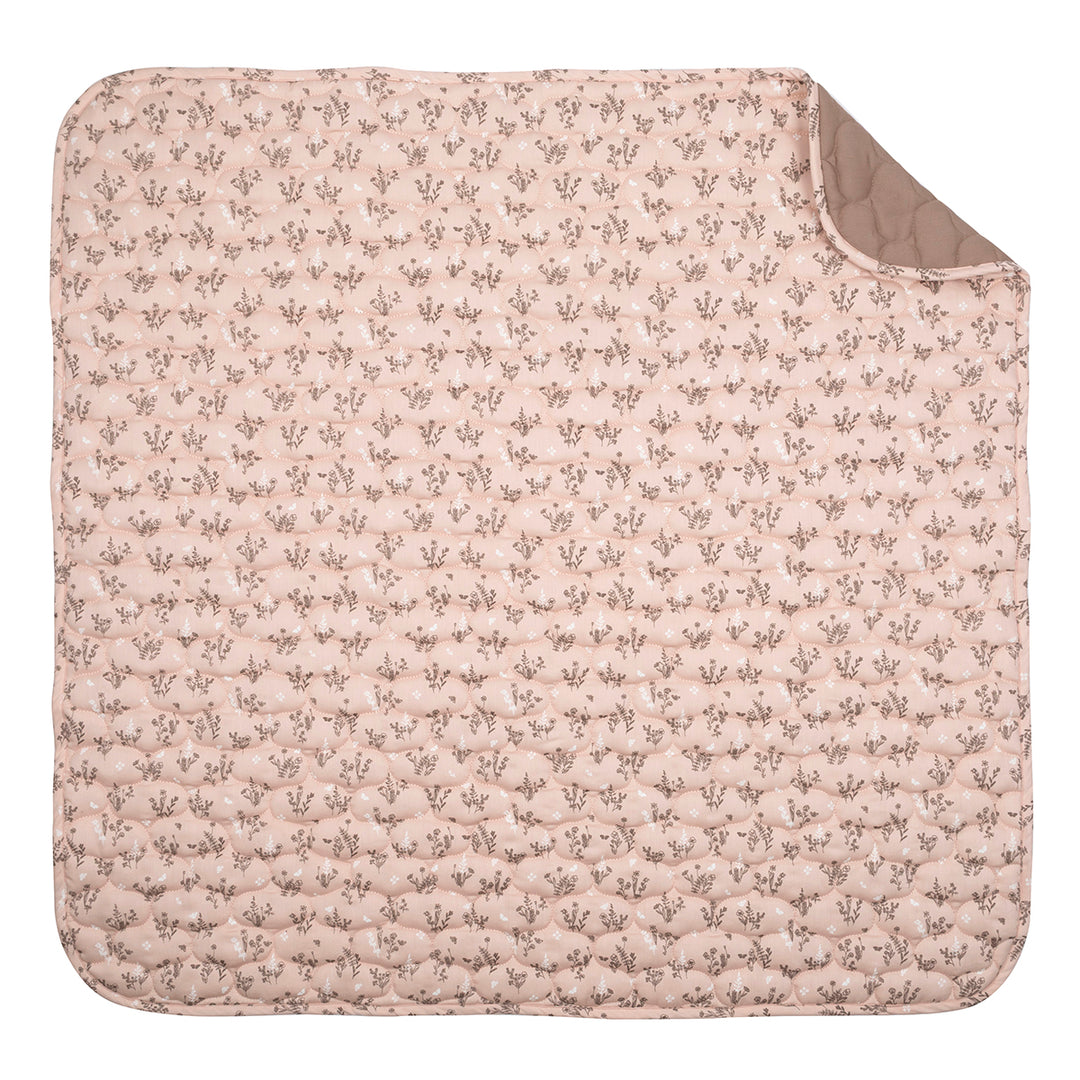 müsli FLORA quiltet tæppe Sengetøj Nightingale/ balsam cream/ walnut 690000317