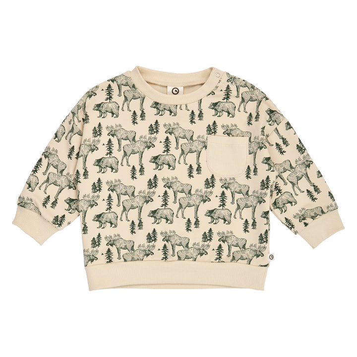 müsli FOREST bluse & bukse sæt Langærmet bluse Oak/ Forest green 690000335