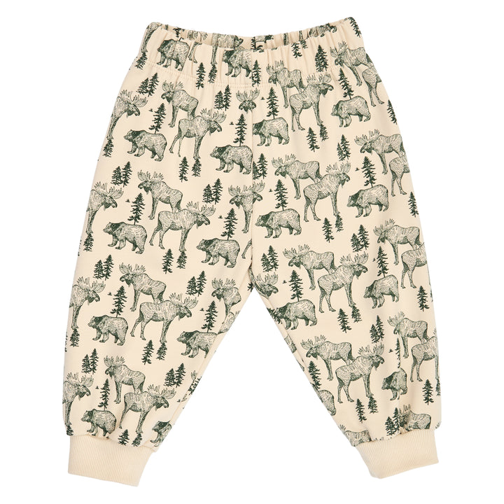 müsli FOREST bluse & bukse sæt Langærmet bluse Oak/ Forest green 690000335