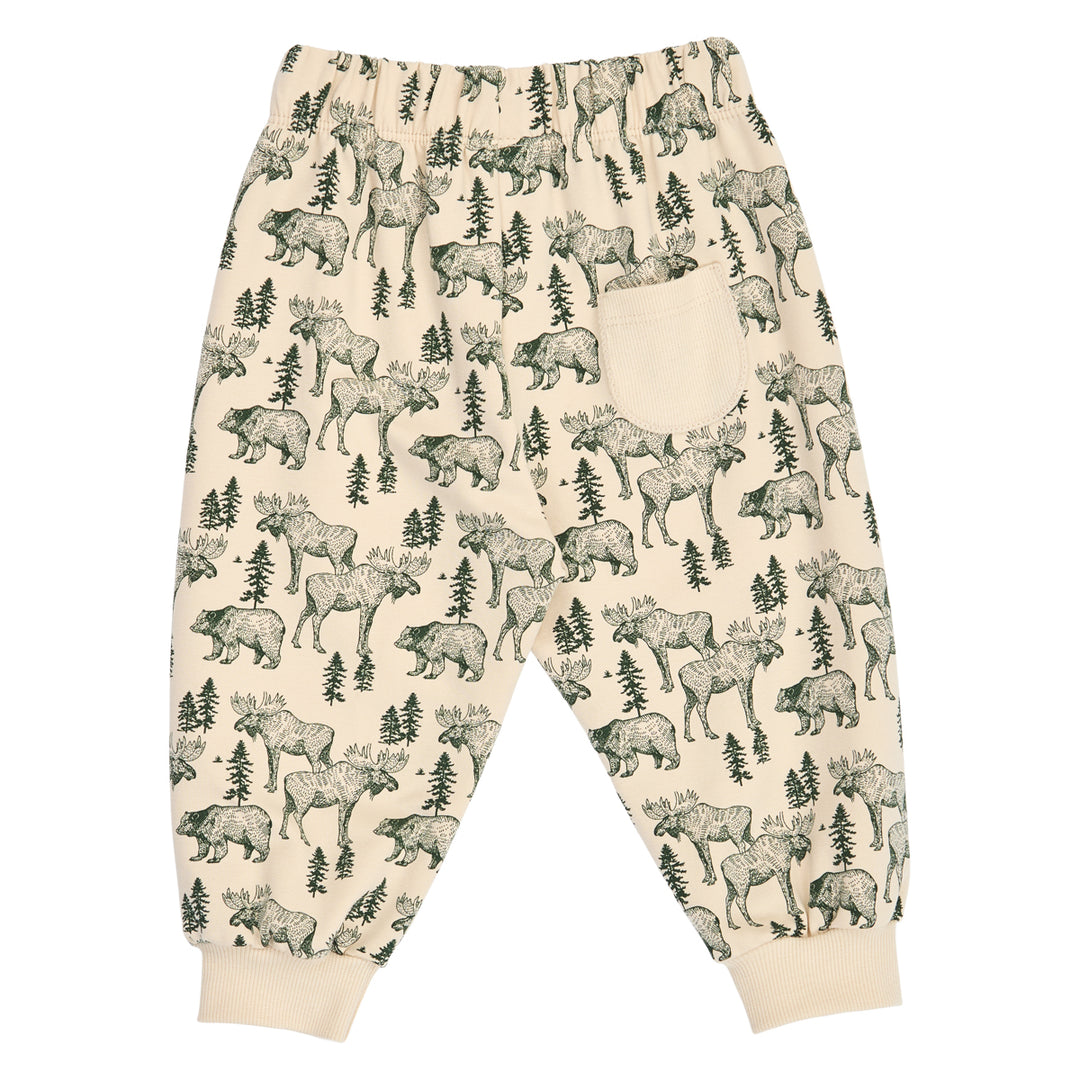 müsli FOREST bluse & bukse sæt Langærmet bluse Oak/ Forest green 690000335