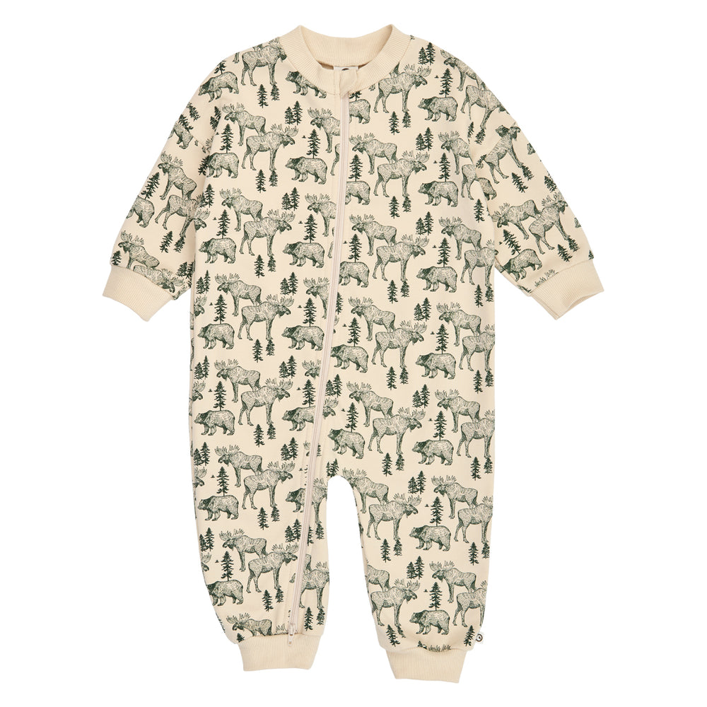 müsli FOREST heldragt med lynlås Bodystockings Oak/ Forest green 690000335