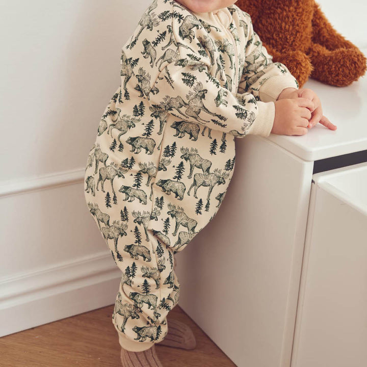 müsli FOREST heldragt med lynlås Bodystockings Oak/ Forest green 690000335