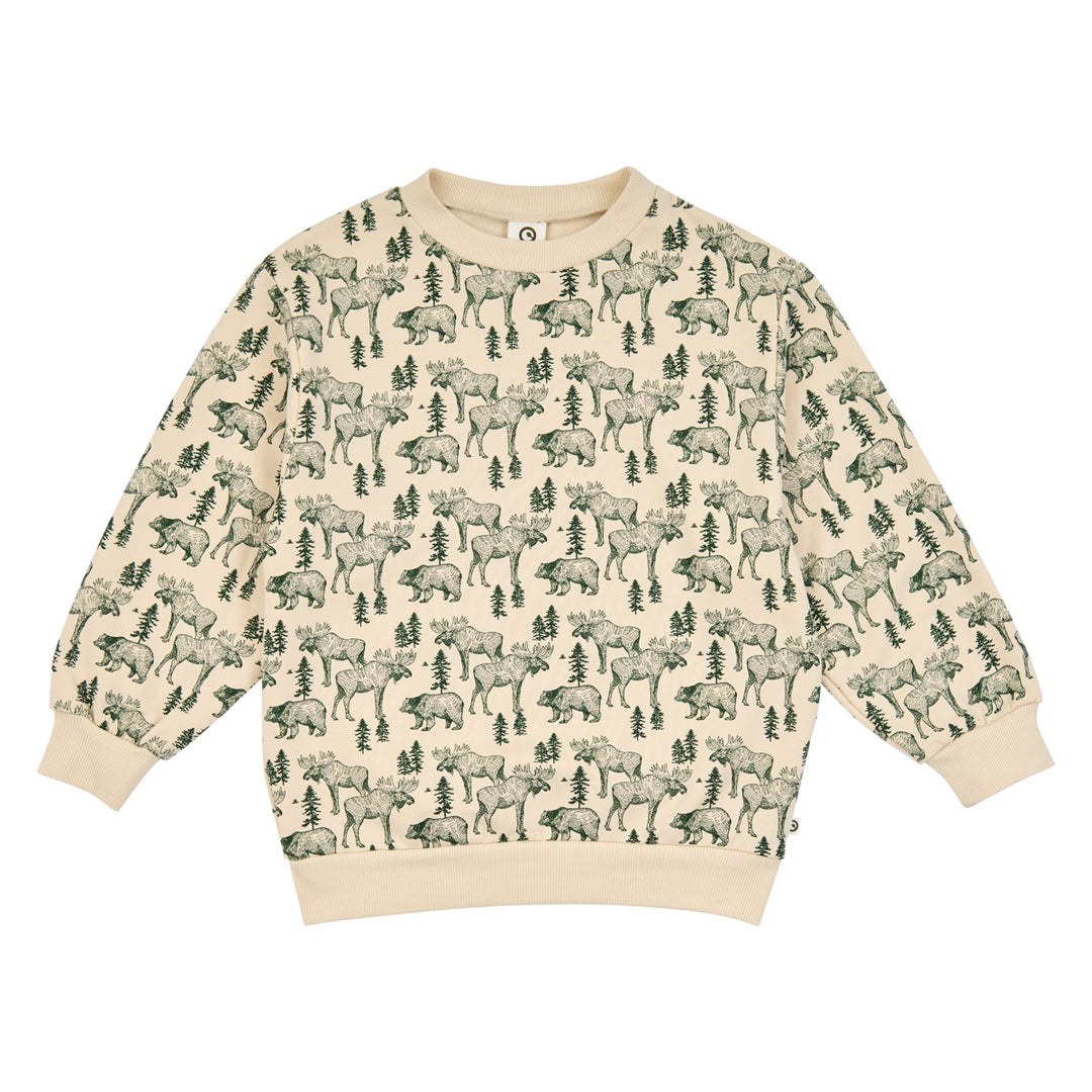 müsli FOREST sweattrøje Langærmet bluse Oak/ Forest green 690000335