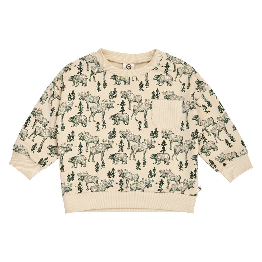 müsli FOREST sweattrøje Langærmet bluse Oak/ Forest green 690000335