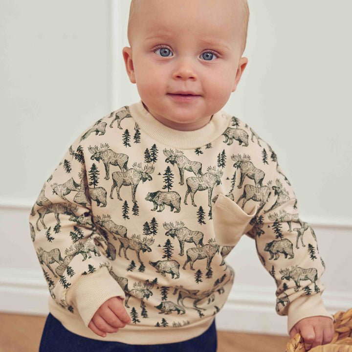 müsli FOREST sweattrøje Langærmet bluse Oak/ Forest green 690000335