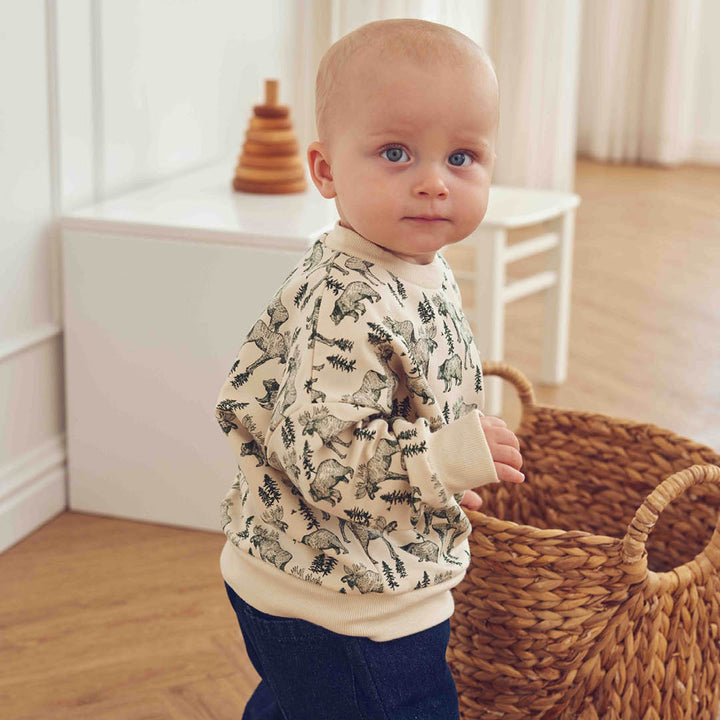 müsli FOREST sweattrøje Langærmet bluse Oak/ Forest green 690000335