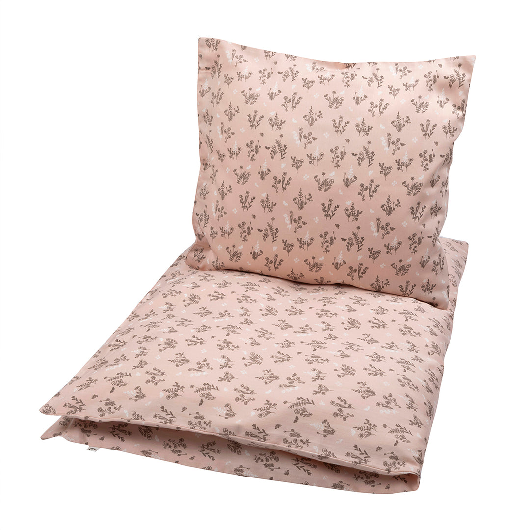 müsli Flora Bed Linen Junior Se Sengetøj Nightingale/ balsam cream/ walnut 690000317