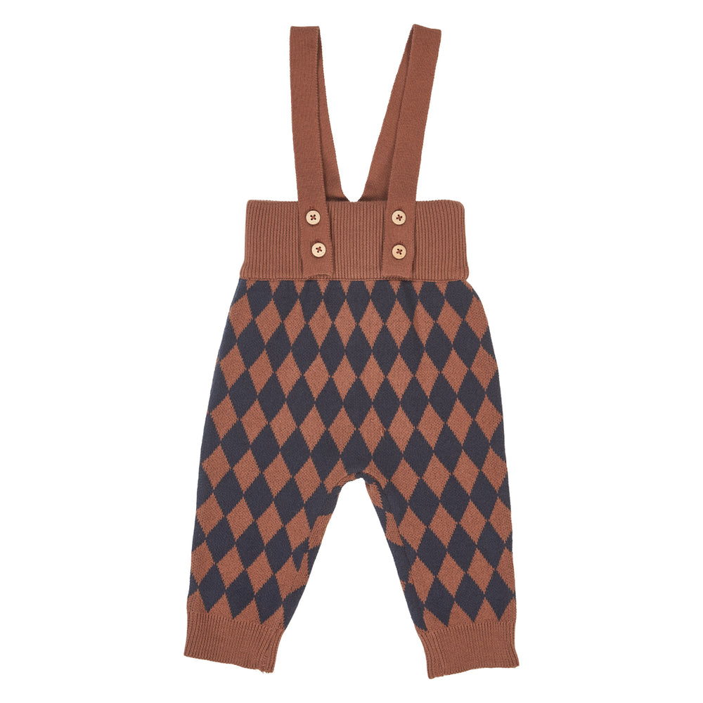 müsli HARLEQUIN KNIT strik overalls Bodystockings Root 019122804