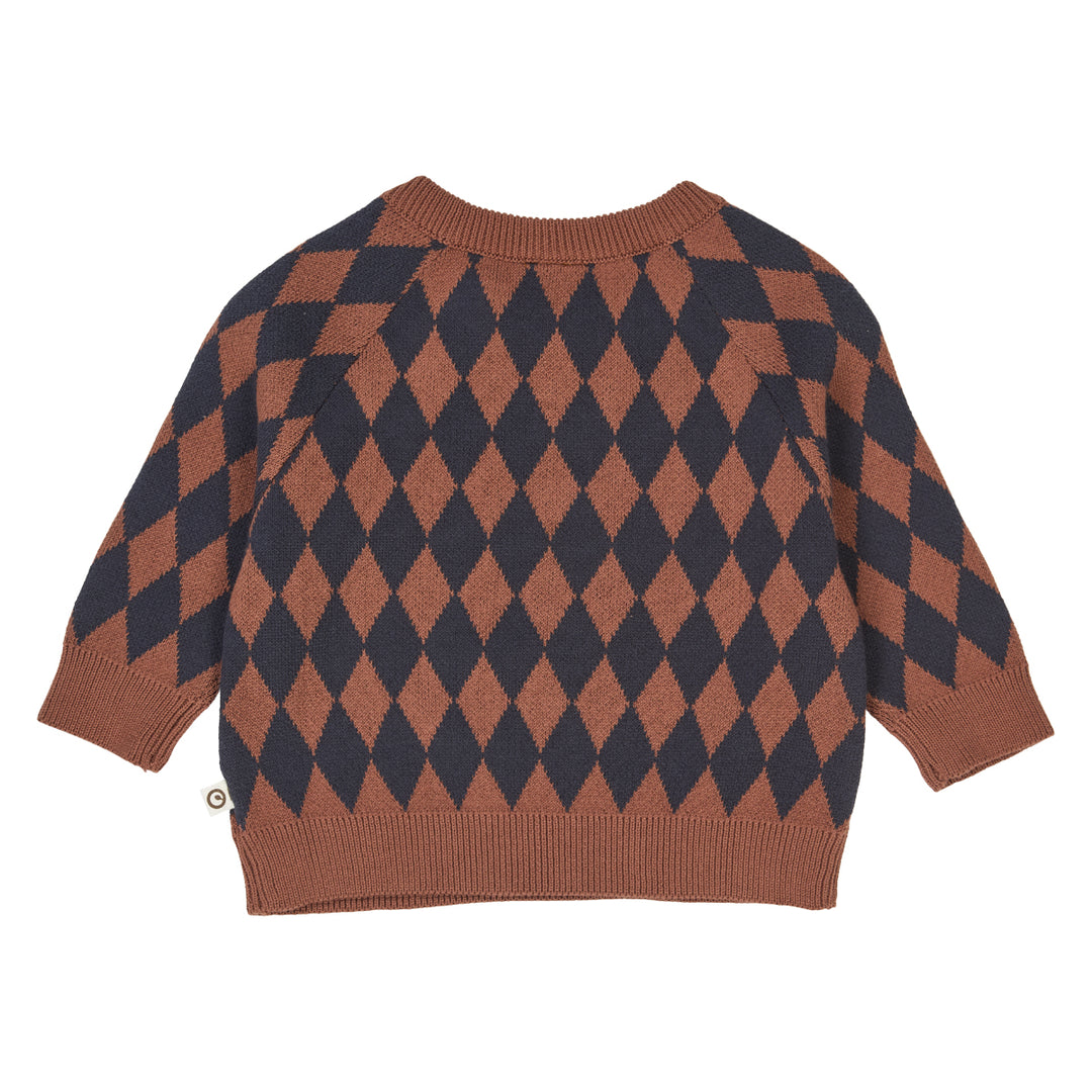 müsli HARLEQUIN KNIT striktrøje Langærmet bluse Root 019122804