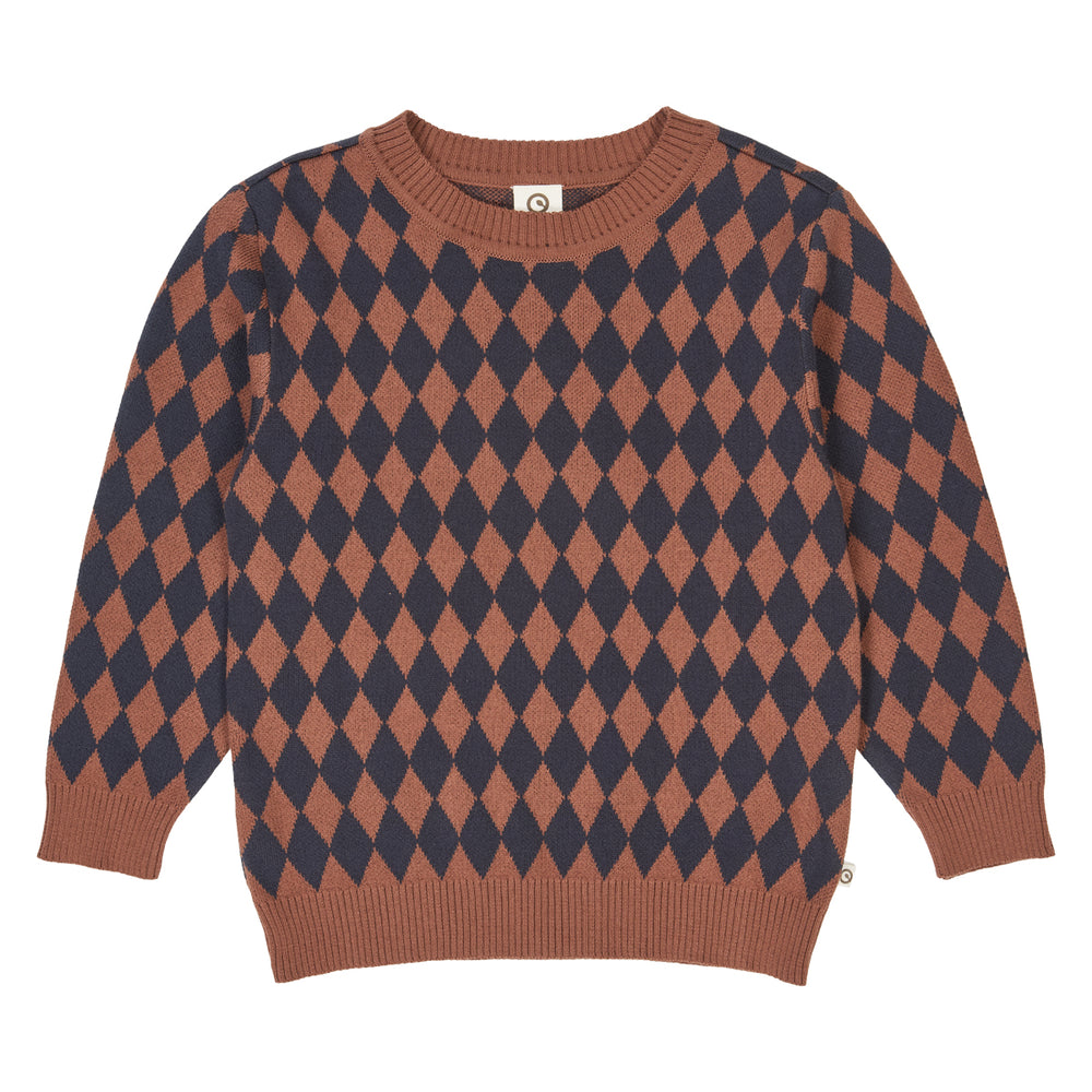 müsli HARLEQUIN KNIT striktrøje Langærmet bluse Root 019122804