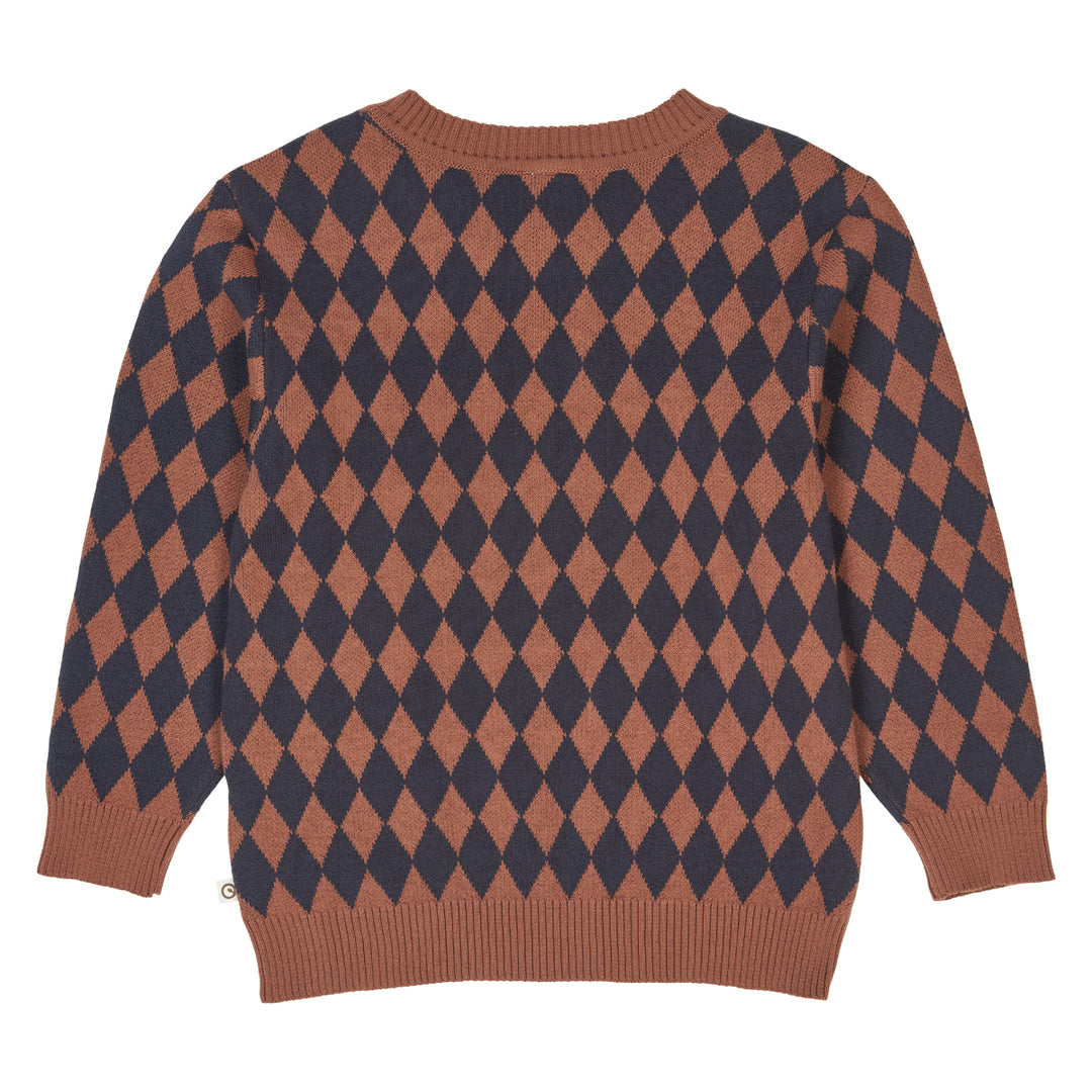 müsli HARLEQUIN KNIT striktrøje Langærmet bluse Root 019122804