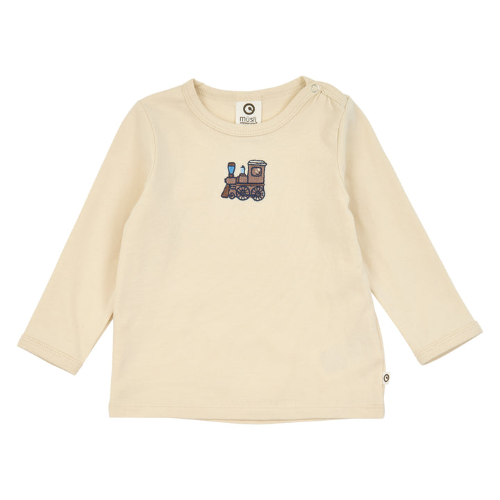 müsli HERITAGE bluse med broderi Langærmet bluse Oak 013040001