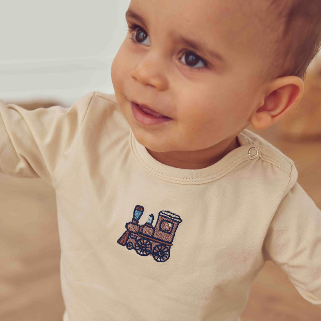 müsli HERITAGE bluse med broderi Langærmet bluse Oak 013040001