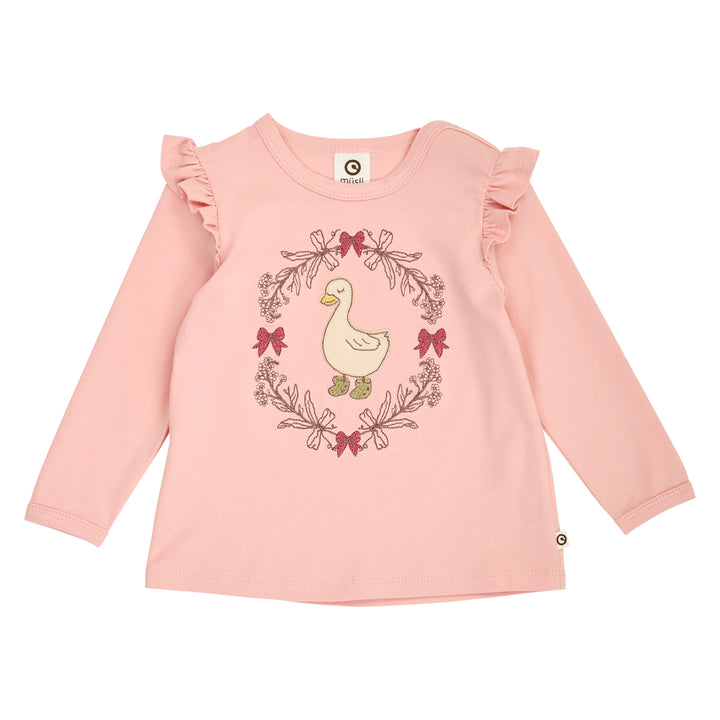 müsli HERITAGE duck bluse & bukse sæt Langærmet bluse Blush 014150801