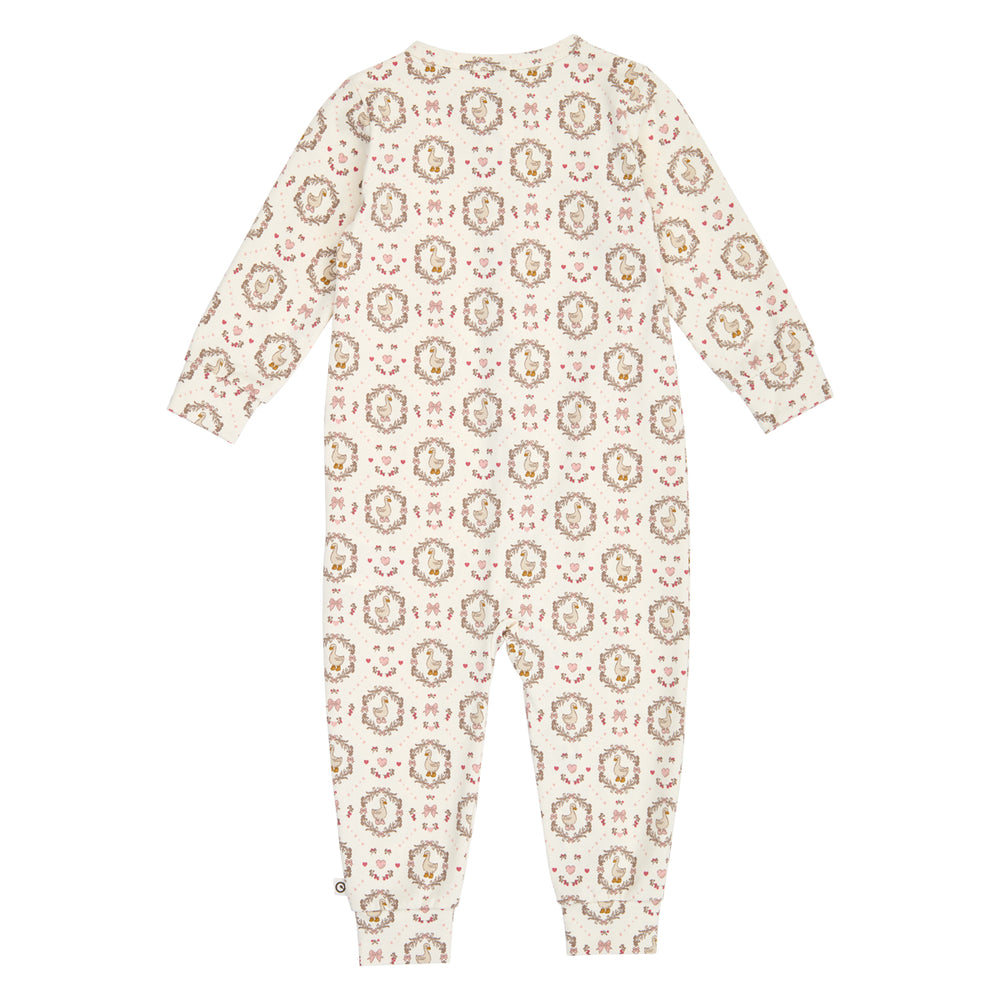 müsli HERITAGE heldragt med lynlås Bodystockings Balsam cream/ Blush/ Baroque rose 690000341