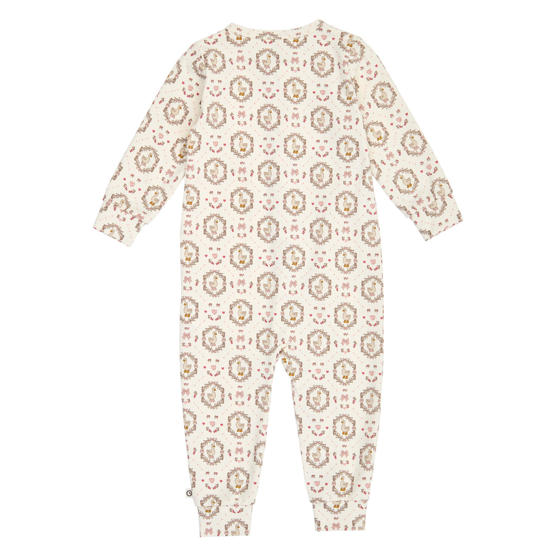 müsli HERITAGE heldragt med lynlås Bodystockings Balsam cream/ Blush/ Baroque rose 690000341