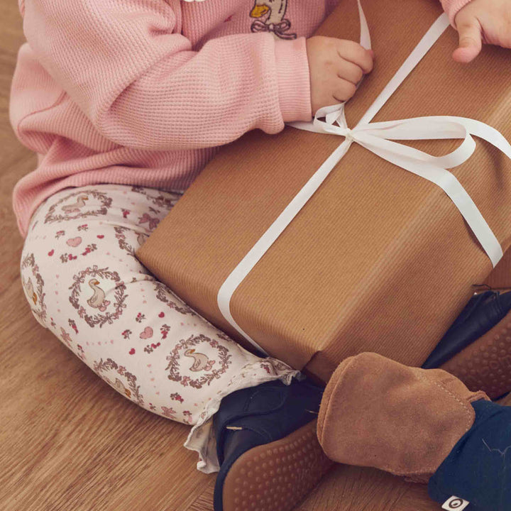 müsli HERITAGE  leggings med flæse Leggings Balsam cream/ Blush/ Baroque rose 690000341