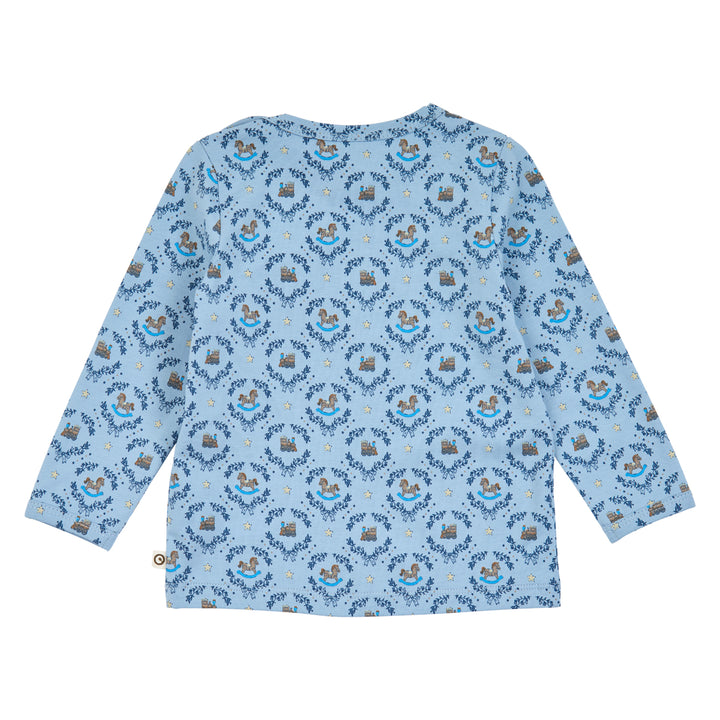 müsli HERITAGE train bluse & bukse sæt Langærmet bluse Soft blue/ Navy/ Oak 690000342