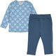 müsli HERITAGE train bluse & bukse sæt Langærmet bluse Soft blue/ Navy/ Oak 690000342