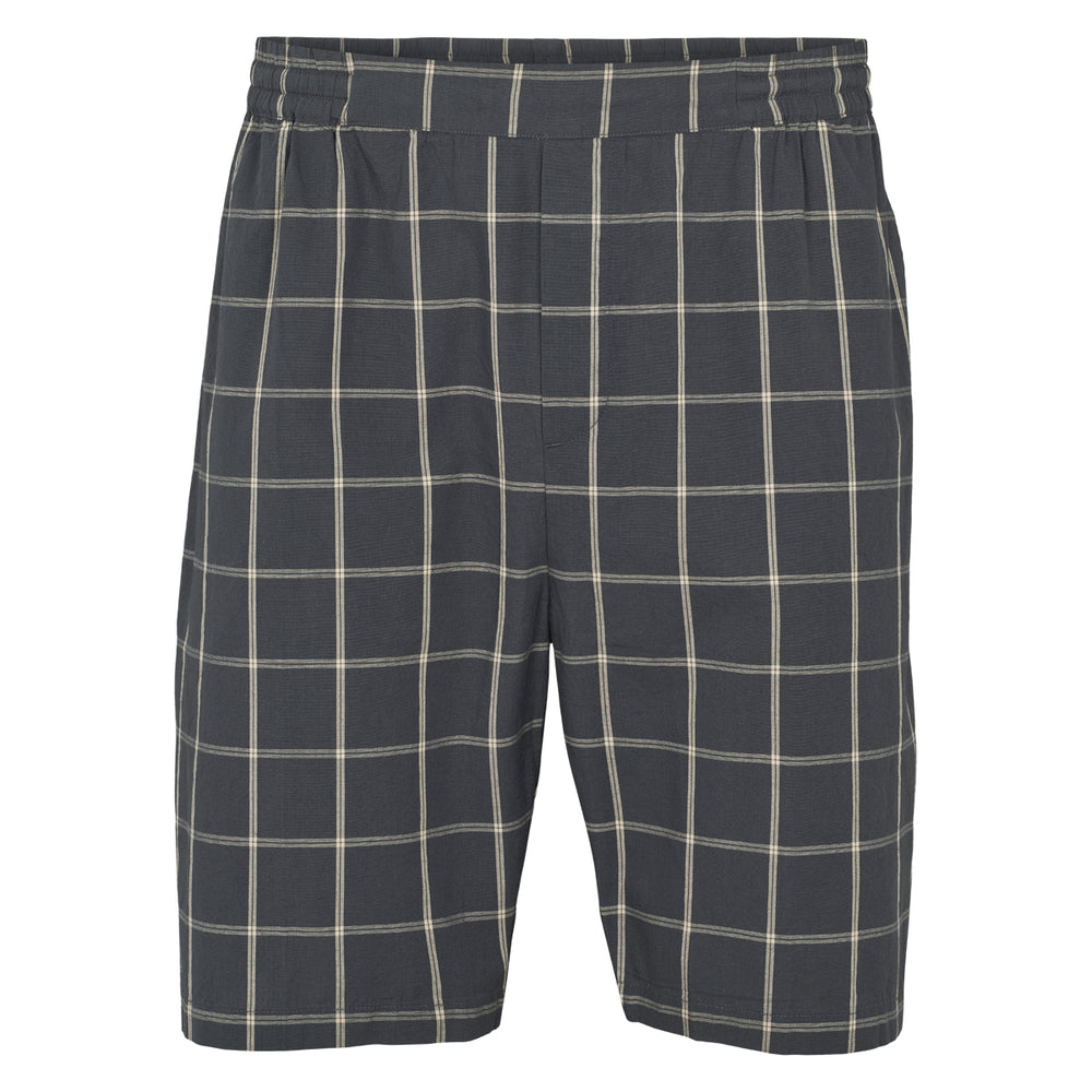 Conservandum HERRE CHECK shorts med lommer Bukser Night blue/ Cashmere 690000208