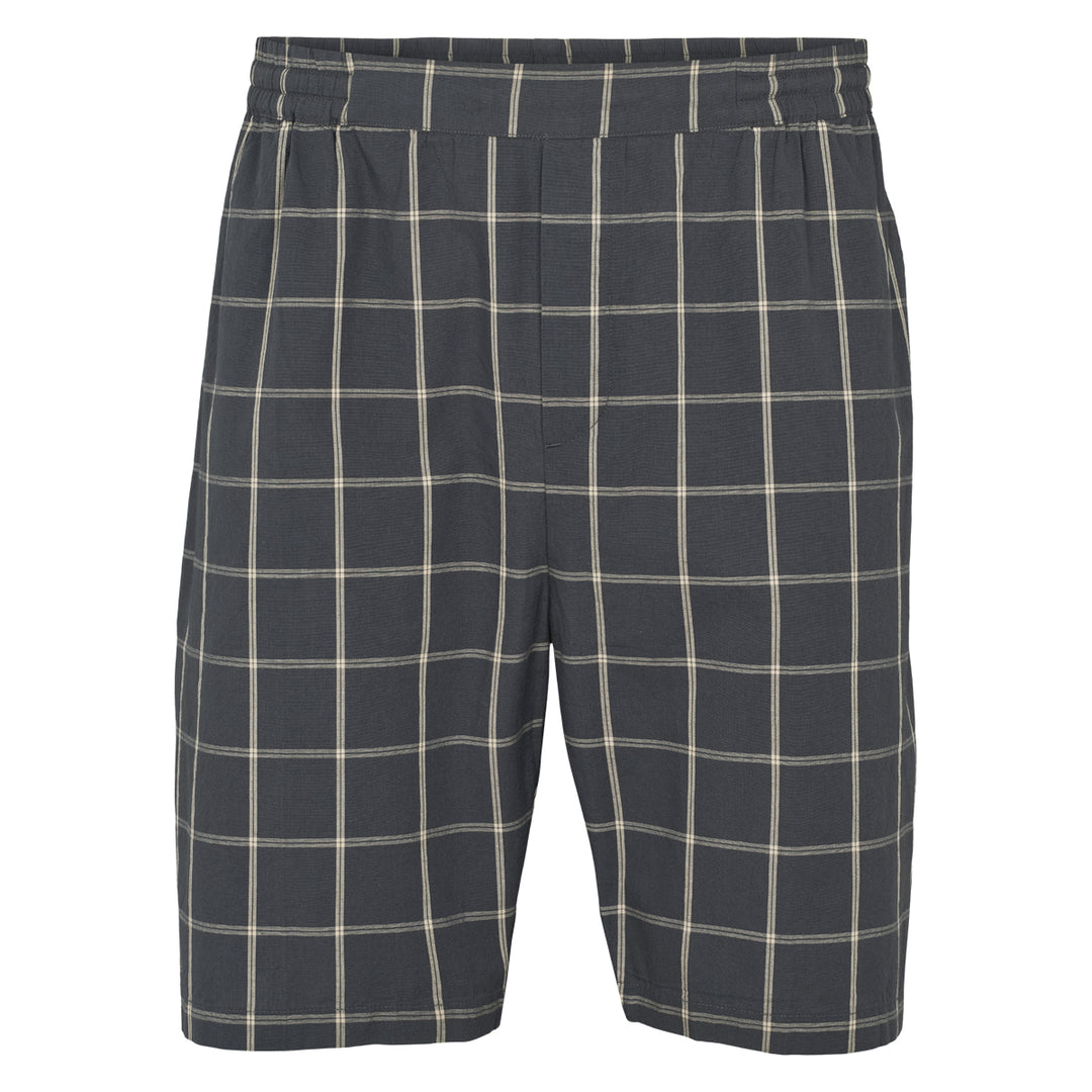 Conservandum HERRE CHECK shorts med lommer Bukser Night blue/ Cashmere 690000208
