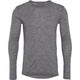 Conservandum HERRE WOOL bluse i merinould Langærmet bluse Pale grey melange 791080900