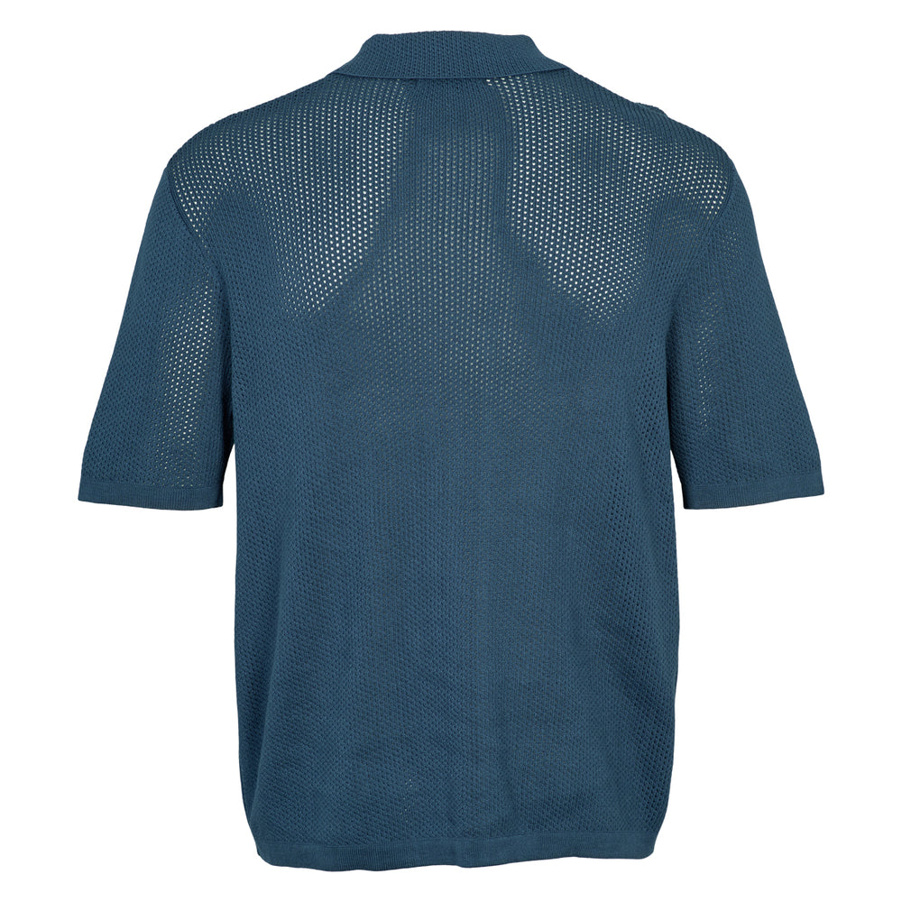 Conservandum HERRE club polo i strik Sweatshirt Navy 019403101