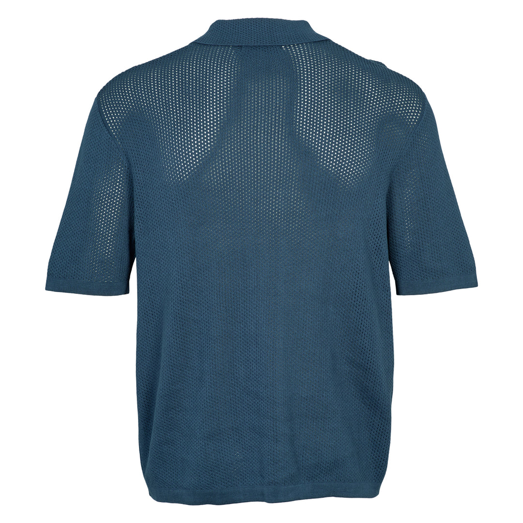 Conservandum HERRE club polo i strik Sweatshirt Navy 019403101