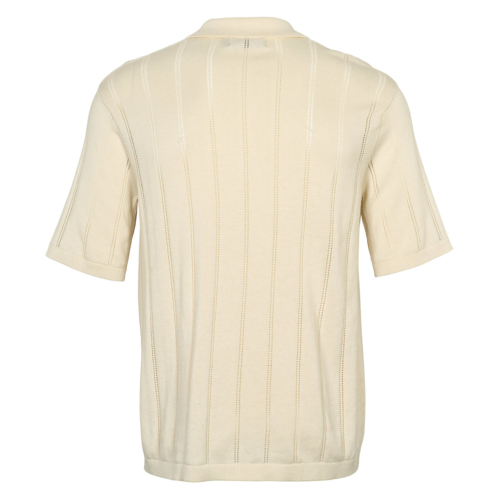 Conservandum HERRE polo i strik Sweatshirt Birch 013090500