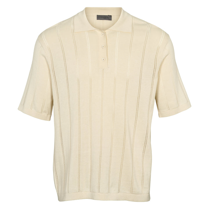Conservandum HERRE polo i strik Sweatshirt Birch 013090500