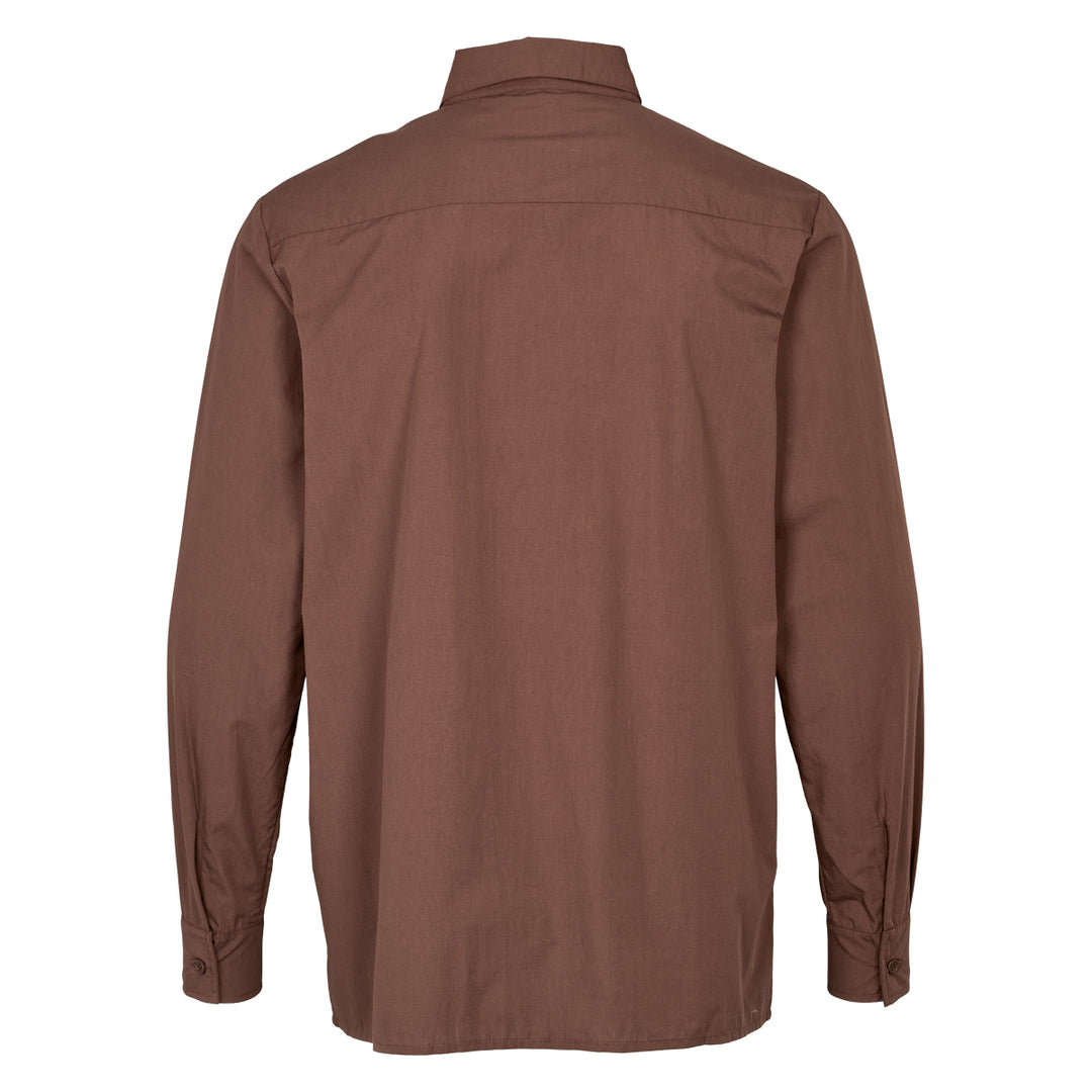 Conservandum HERRE skjorte i poplin T-shirt French Roast 019101200