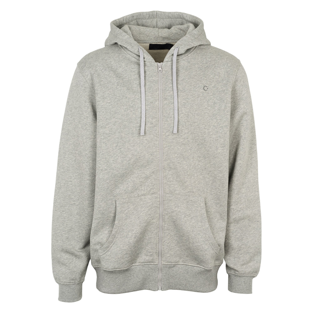 Conservandum HERRE sweat trøje med lynlås Sweatshirt Pale greymarl 207670000