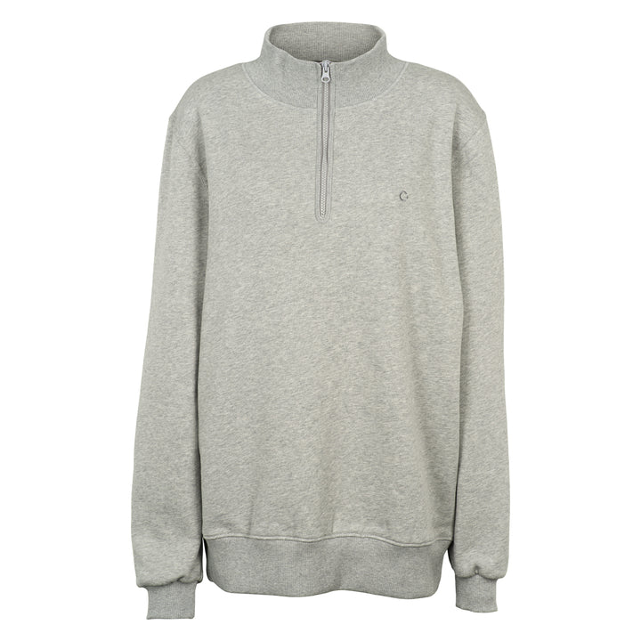Conservandum HERRE sweat trøje med lynlås Sweatshirt Pale greymarl 207670000