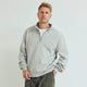 Conservandum HERRE sweat trøje med lynlås Sweatshirt Pale greymarl 207670000