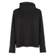 Conservandum INTERLOCK bluse med stor krave T-shirt Black 019400706