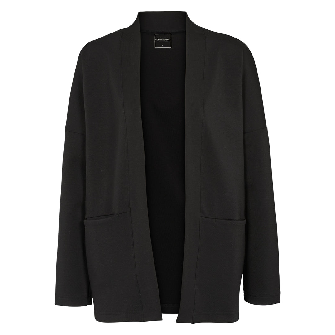 Conservandum INTERLOCK jakke Cardigan Black 019400706