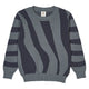 müsli JACQUARD KNIT striktrøje Langærmet bluse Stormy blue 018421402