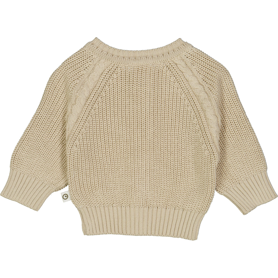 müsli KNIT CHUNKY cardigan Langærmet bluse Oat 013040401