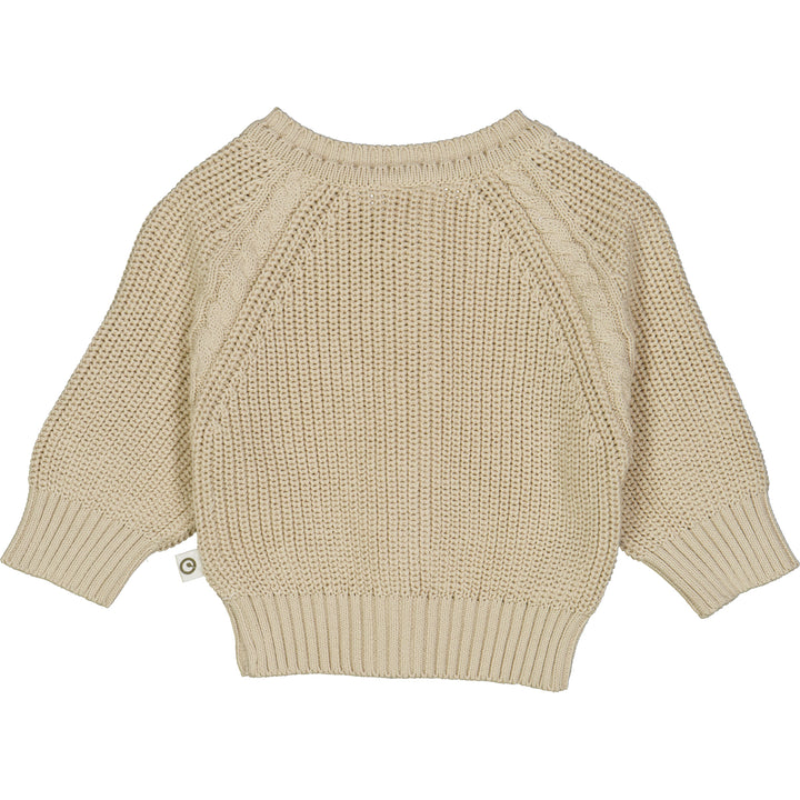 müsli KNIT CHUNKY cardigan Langærmet bluse Oat 013040401
