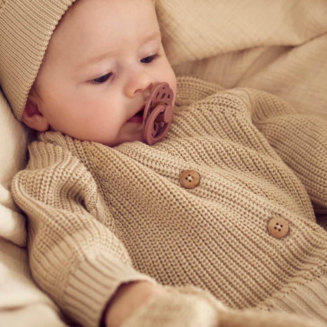 müsli KNIT CHUNKY cardigan Langærmet bluse Oat 013040401